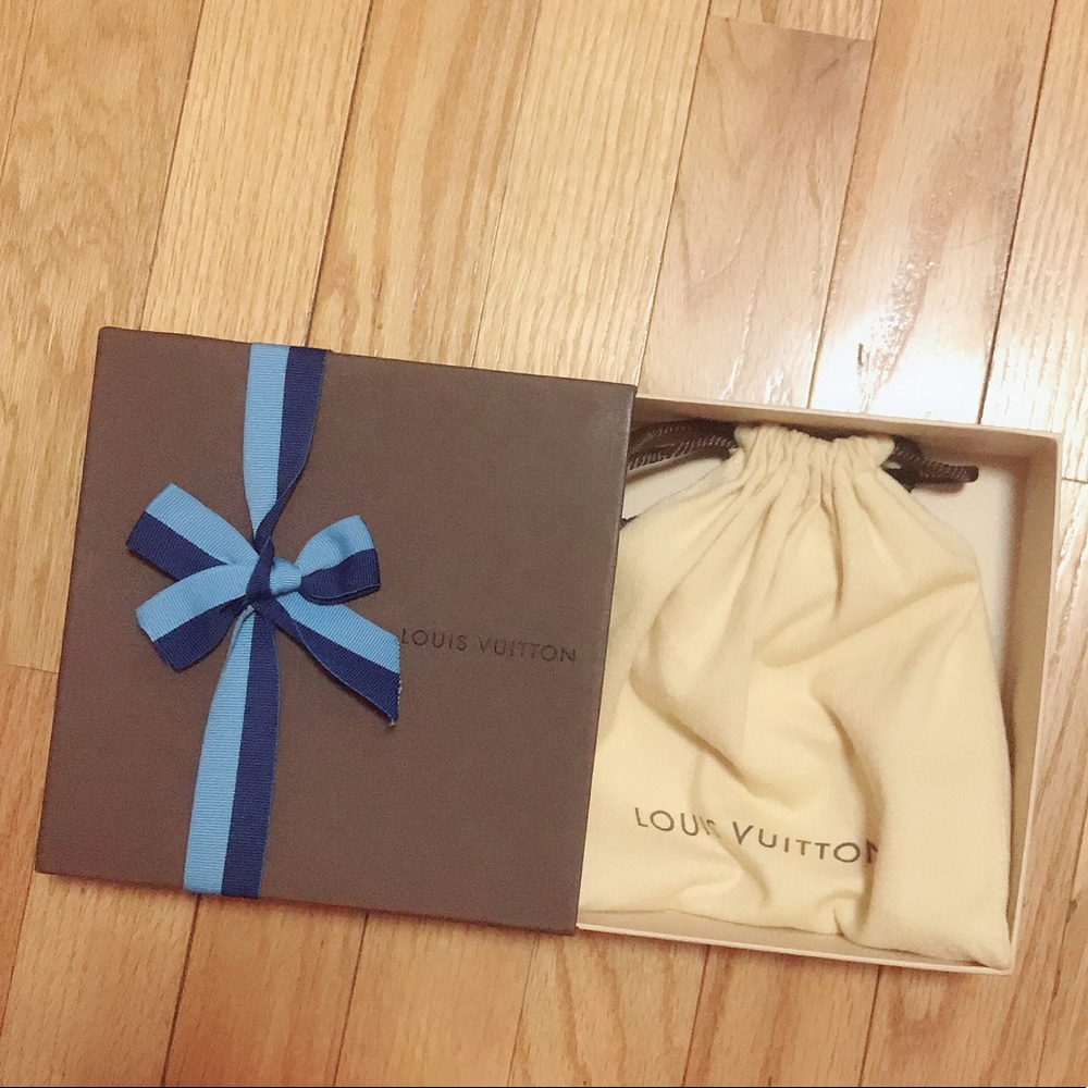 Authentic Louis Vuitton Box & Drawstring Dust Bag